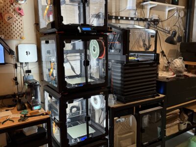 Large Scale Multi-Material FDM 3D Printing