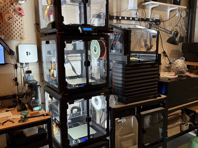 Large Scale Multi-Material FDM 3D Printing